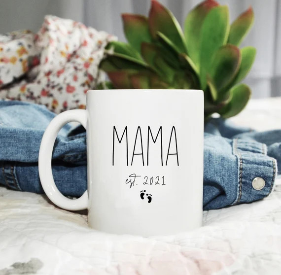 Mama Est. 2021 Mug New Mama Mug Mug for New Mama Gift Idea | Etsy | Etsy (US)