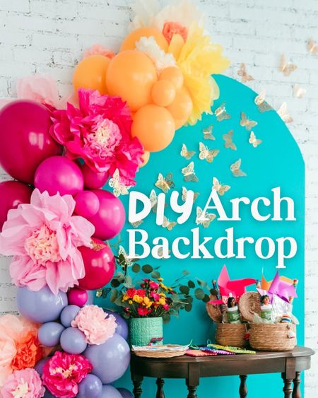 DIY your own easy and affordable arch party backdrop ! #diy #diypartydecor #diypartyideas

#LTKparties