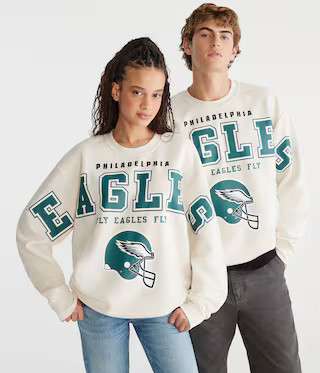 Philadelphia Eagles Crew Sweatshirt | Aeropostale