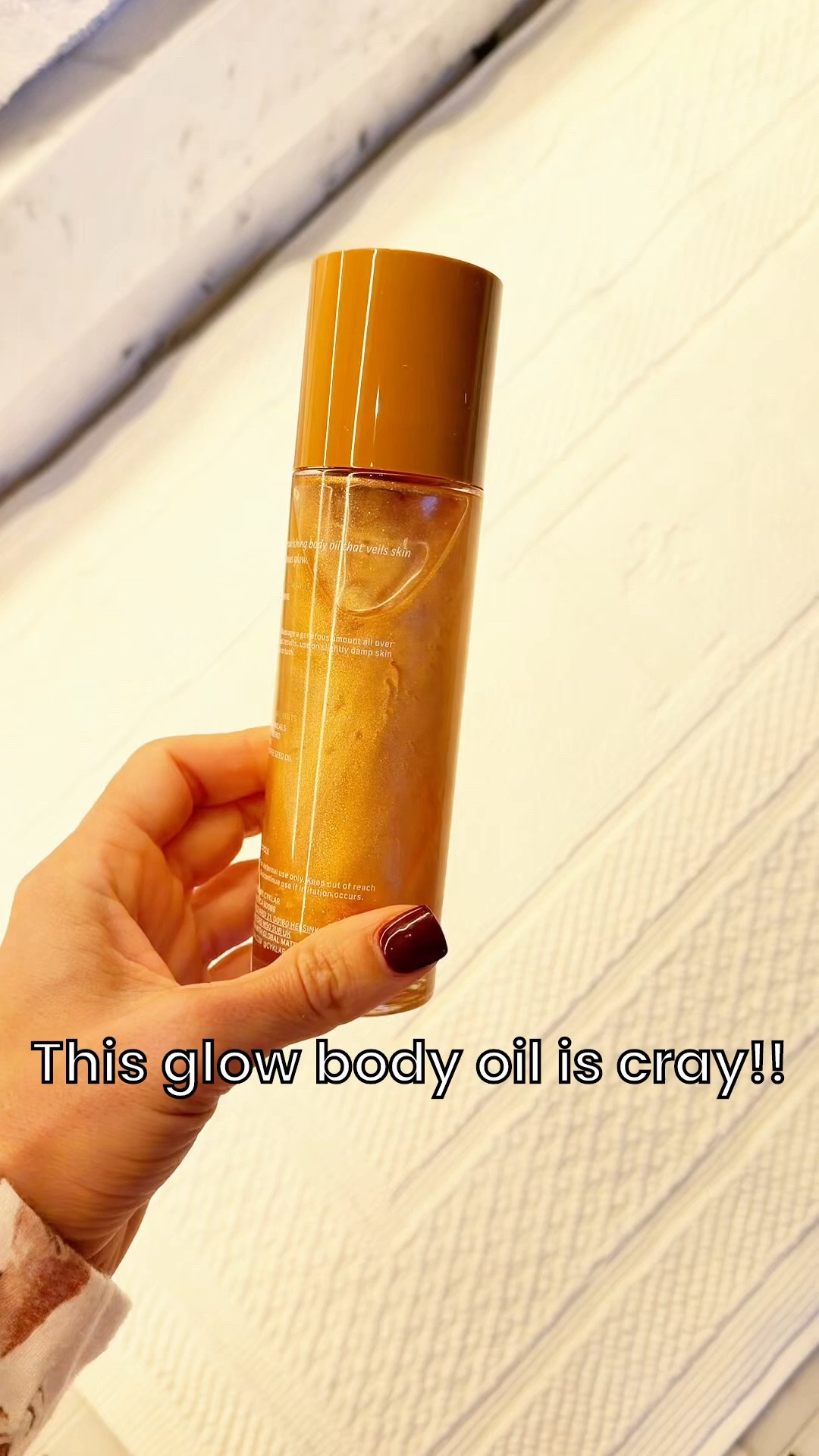 I wore this illuminating body oil (delicious vanilla scent) to NYFW and everyone asked me what was on my skin! It’s super hydrating and gives you the prettiest glow!

#LTKgrwm #LTKmorningroutine #LTKBeauty