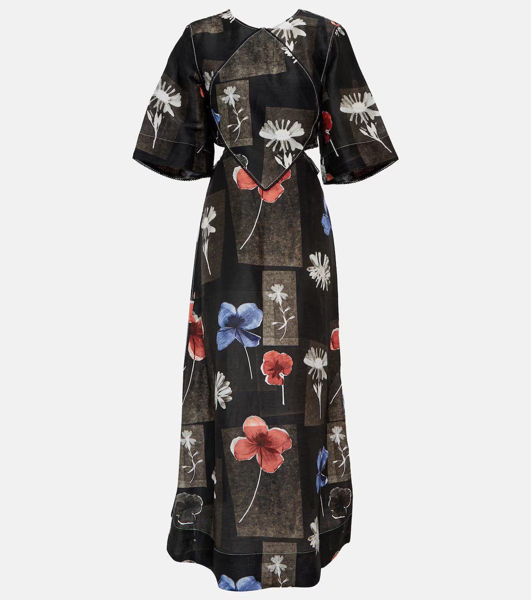 Floral linen and silk maxi dress | Mytheresa (US/CA)