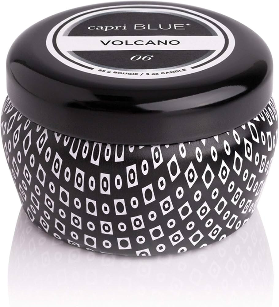 Capri Blue Scented Candle with Mini Tin Candle Holder - Luxury Aromatherapy Candle - 3 Oz - Volca... | Amazon (US)