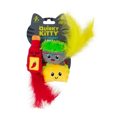 Quirky Kitty Taco Tuesday Cat Toy - 3pk | Target