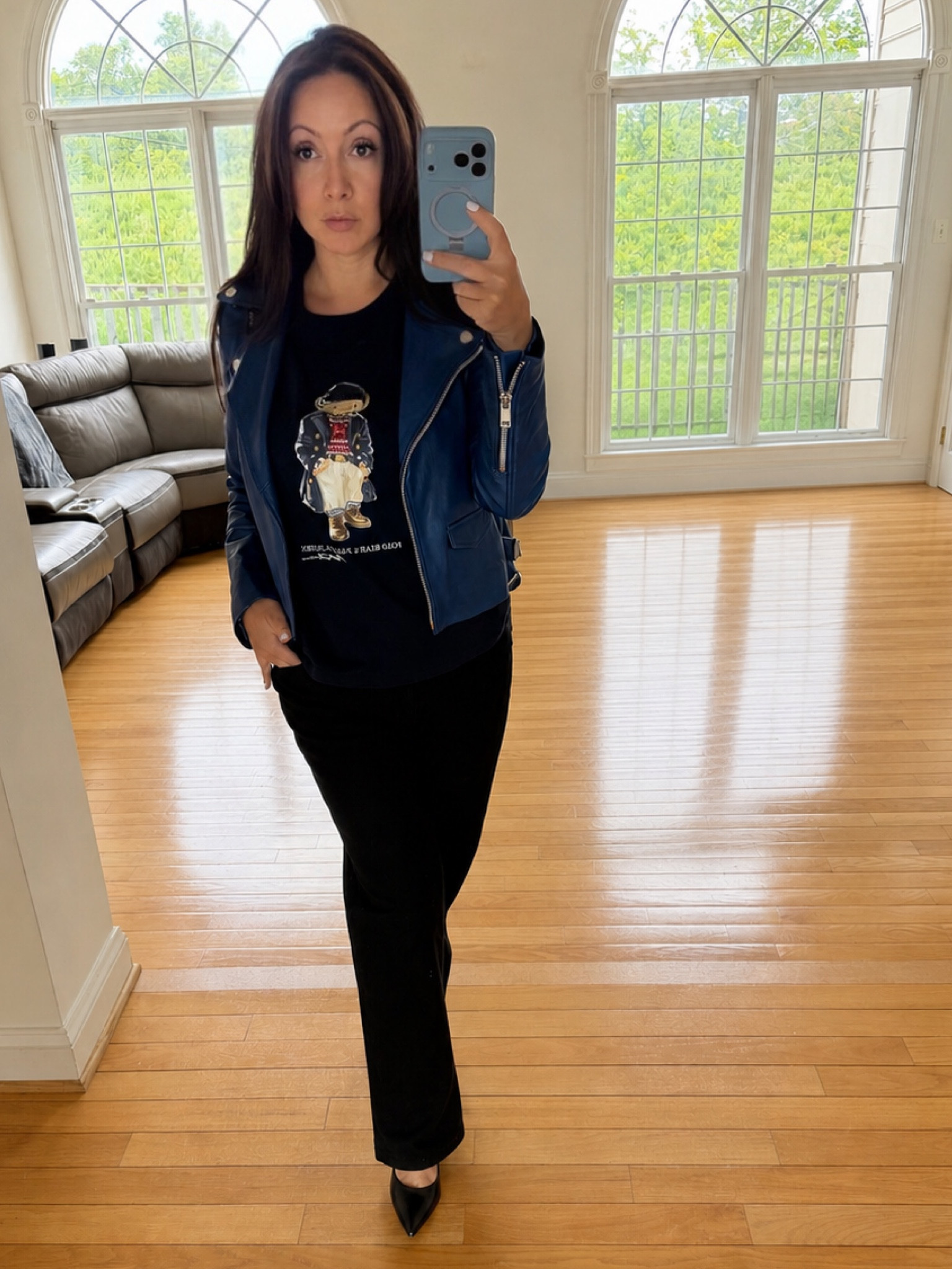 I been wearing these jeans everywhere and loving them! Gave in and ordered in two more colors - something I rarely do!