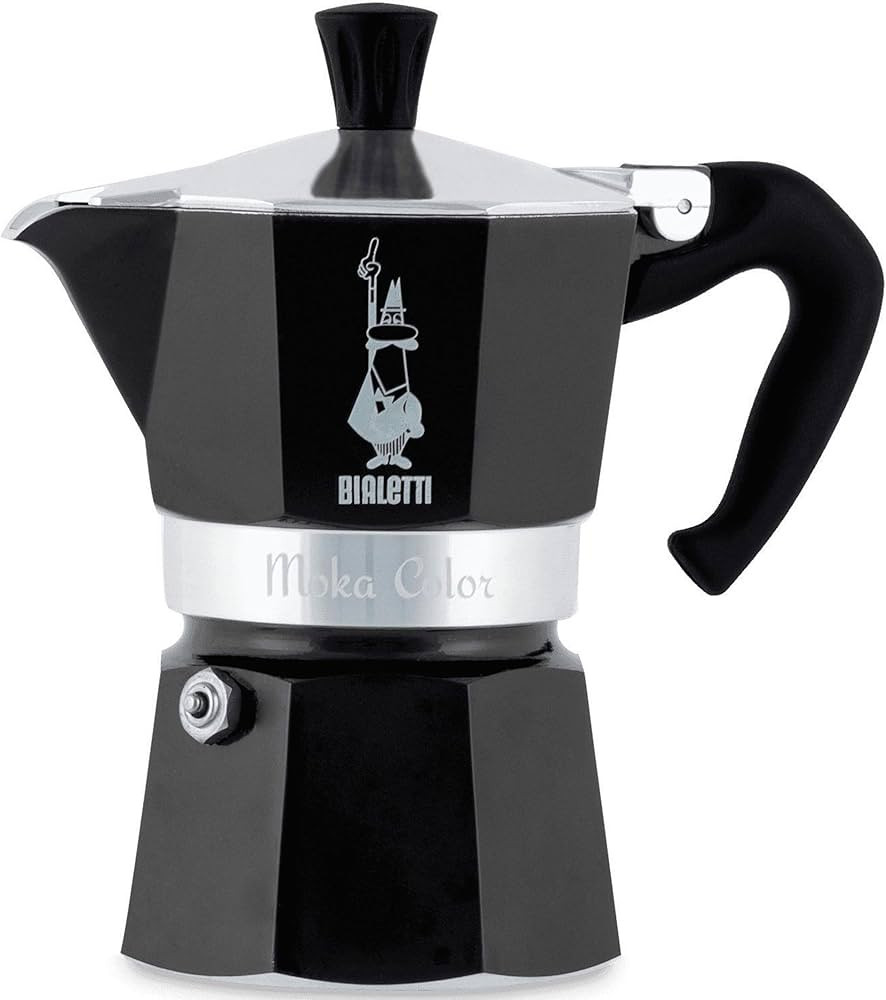 Bialetti 4953 Moka Express Espresso Maker, 6 liters, Black | Amazon (US)