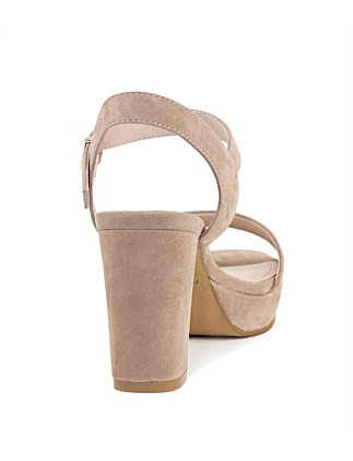 Edward Meller Rowan80 Asymmetrical Platform Sandal | David Jones | David Jones (Australia & New Zealand)