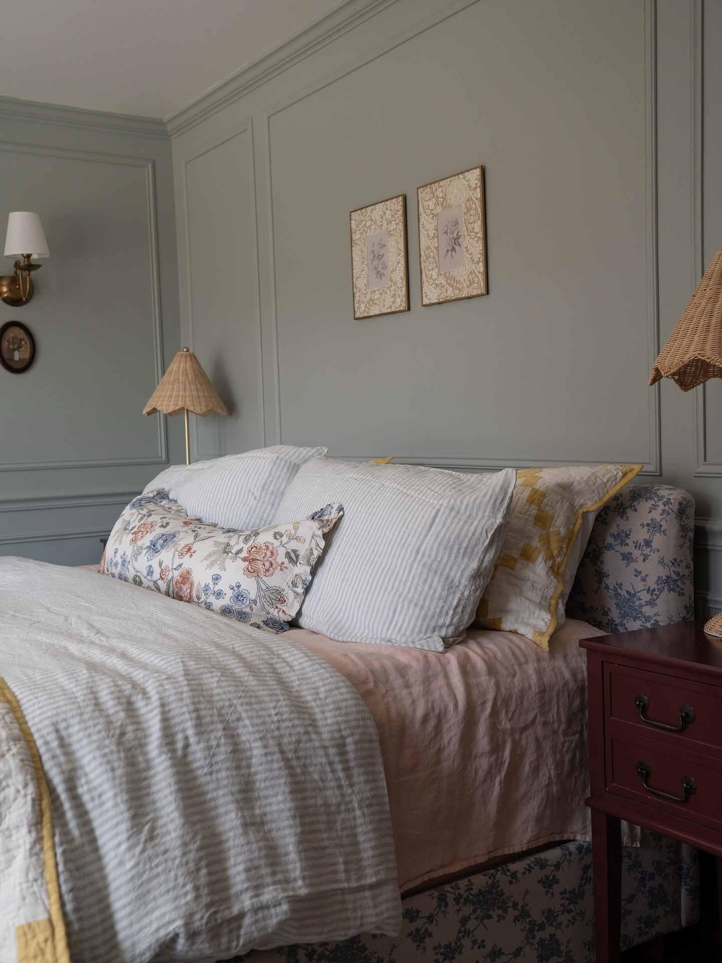 Heritage-inspired bedding has a way of grounding a room. The stripes, the checks, the quilts passed down or newly found—they do more than just cover a mattress. They set the tone for the whole space.

In our bedroom and my son’s, the bedding tells two different stories, but both invite you to slow down and settle in. Whether it’s soft ticking stripes paired with florals and quilts, or classic gingham layered with simple linens—these textiles create the atmosphere.

The best part? Bedding is one of the easiest ways to refresh a room without a full makeover. You can shop these exact pieces in my stories today, or head to my ShopMy feed (link in bio). 🛏️✨

Follow @kindredhomestead for more Home Design | Antique Finds \ Real Life \ LTK \ Amazon & more…

#kindredhomestead #khathome #khinteriors #kindredinteriors #khinteriordesign

-

bold tradition | pattern play | English-inspired color | home with heart | storybook style | soulful spaces | lived-in luxury | color-soaked charm | upholstered bedframe DIY | vintage-inspired bedroom | cozy home details | budget-friendly decor | traditional home style | English cottage charm | intentional homemaking | pattern play | classic interiors