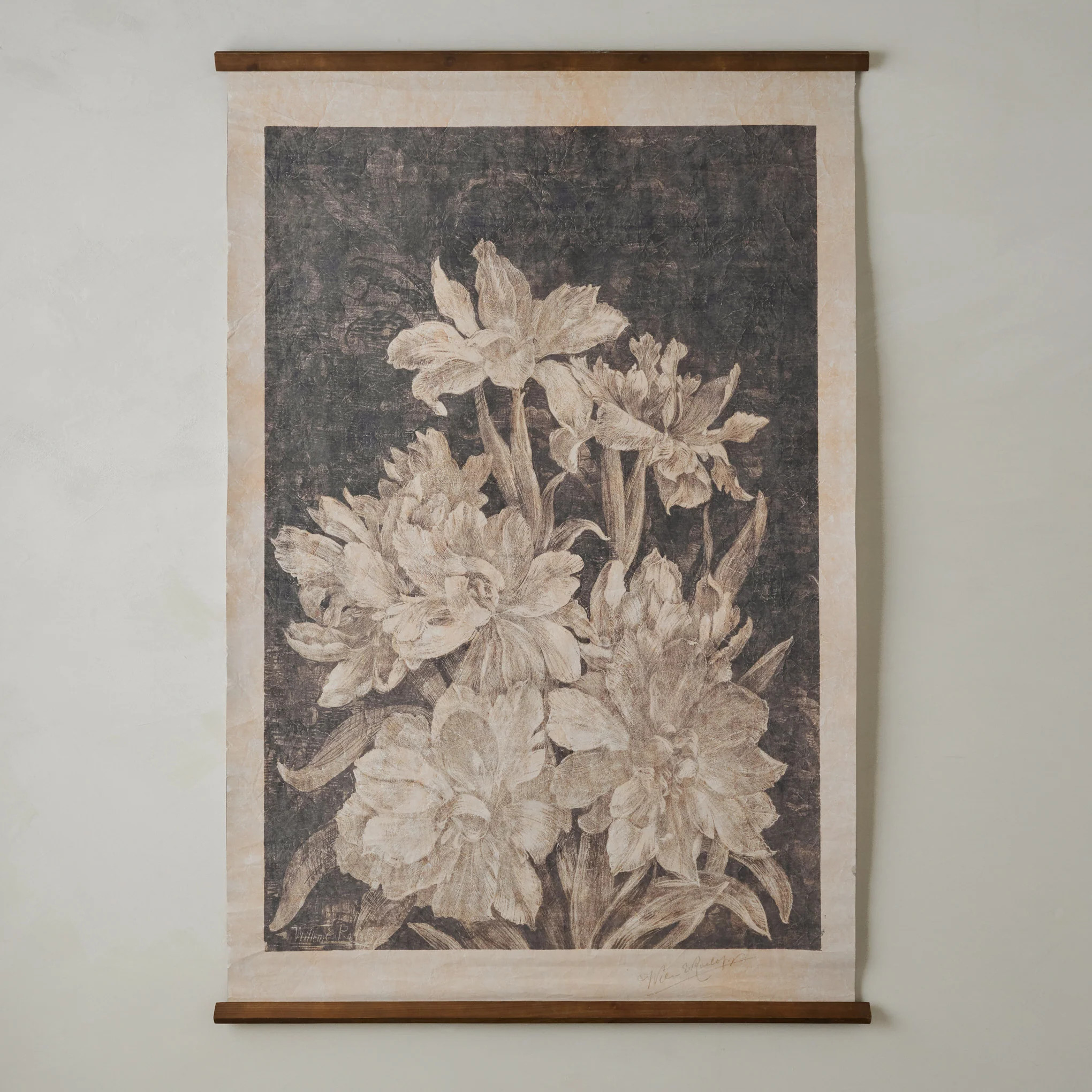 Vintage Bloom Sketch Tapestry | Magnolia