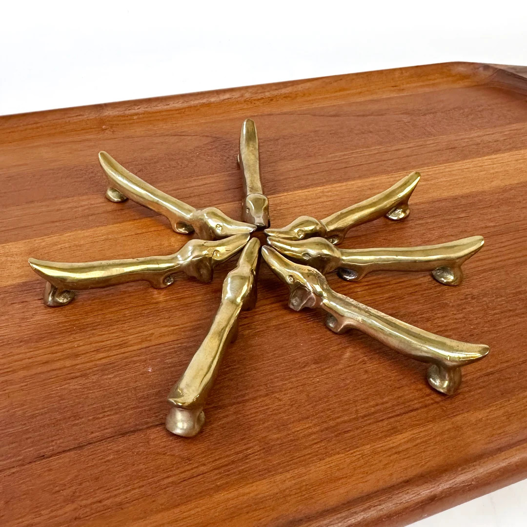 Vintage Dachshund Knife Rests Set of 7 - Etsy | Etsy (US)