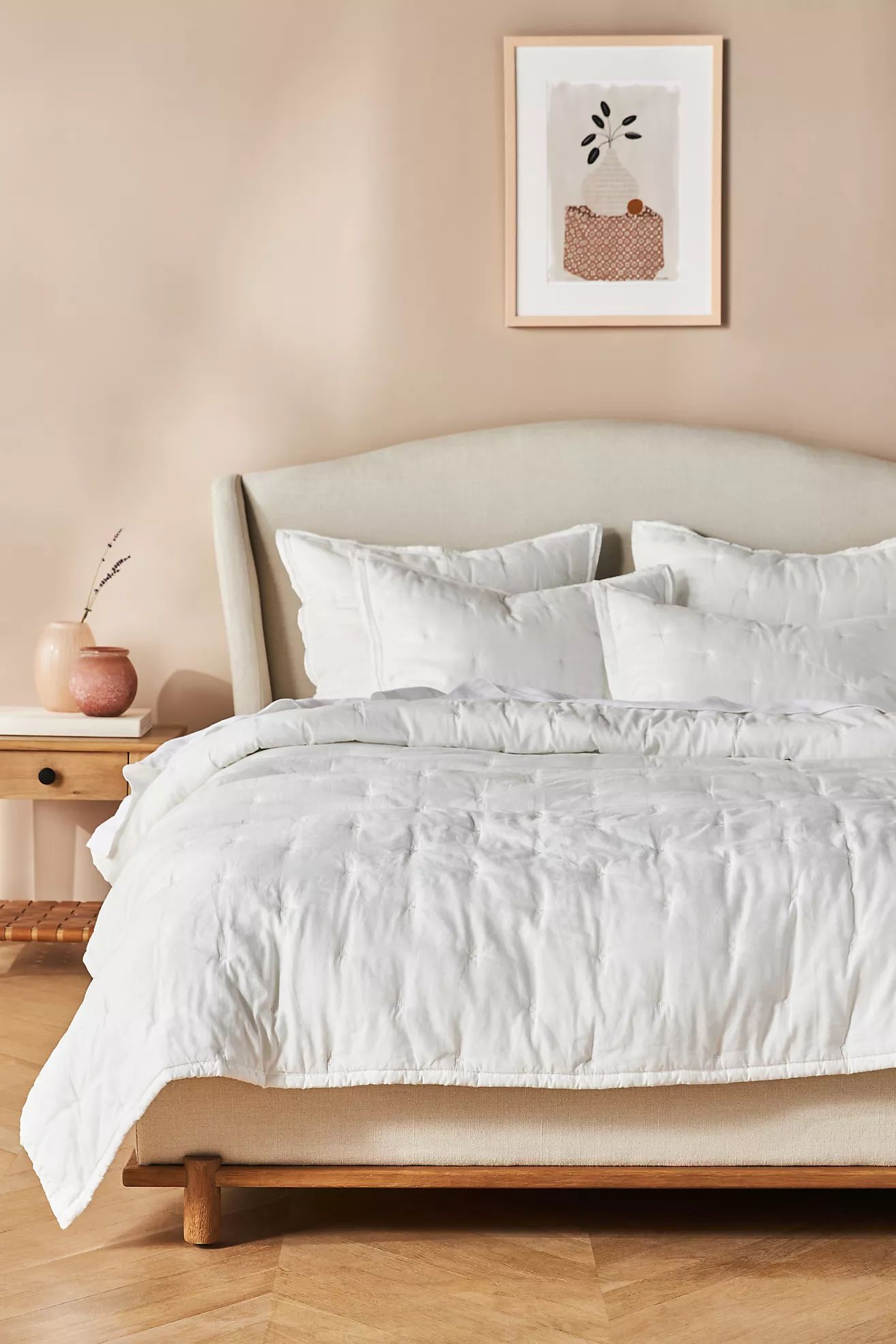 Relaxed Cotton-Linen Quilt | Anthropologie (US)