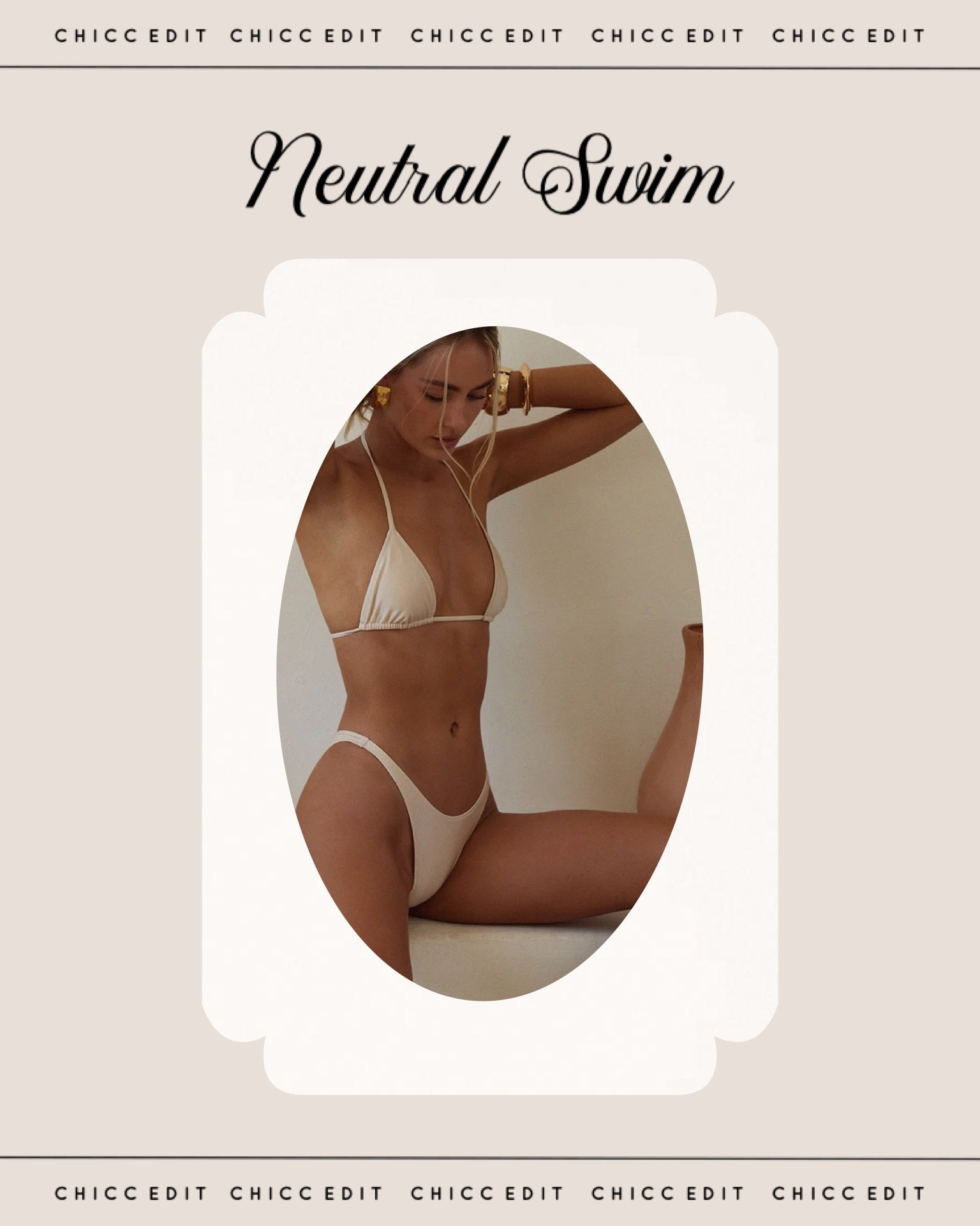 Neutral swim & resort wear 🤍

#swimsuit #swim #vacation #beach #pool bikini one piece pants coverup bracelet Amazon Etsy 

#LTKSwim #LTKTravel #LTKootd