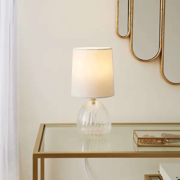 Cherie Glass Table Lamp | Dunelm (migrated)