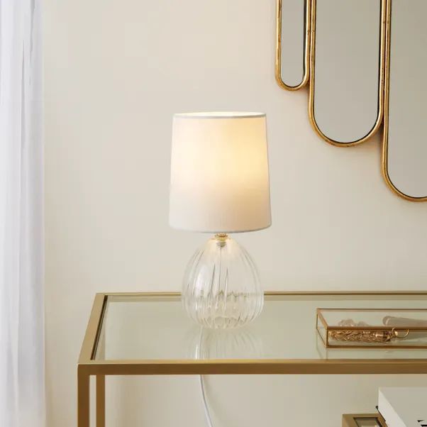 Cherie Glass Table Lamp | Dunelm