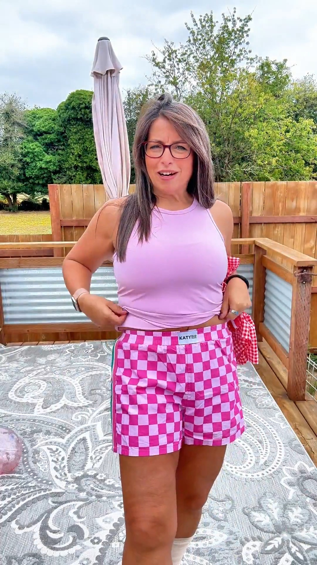 Not your boyfriend’s boxers.
These are the casual shorts you’ll wear from coffee run to couch nap — and look adorable the whole time. #ad @katydidusa #katydidlove #katydidpartner