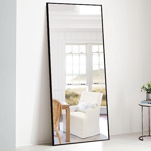 NeuType Floor Full Length Mirror Standing Full Body Dressing Mirrors with Stand Hanging Wall Moun... | Amazon (US)
