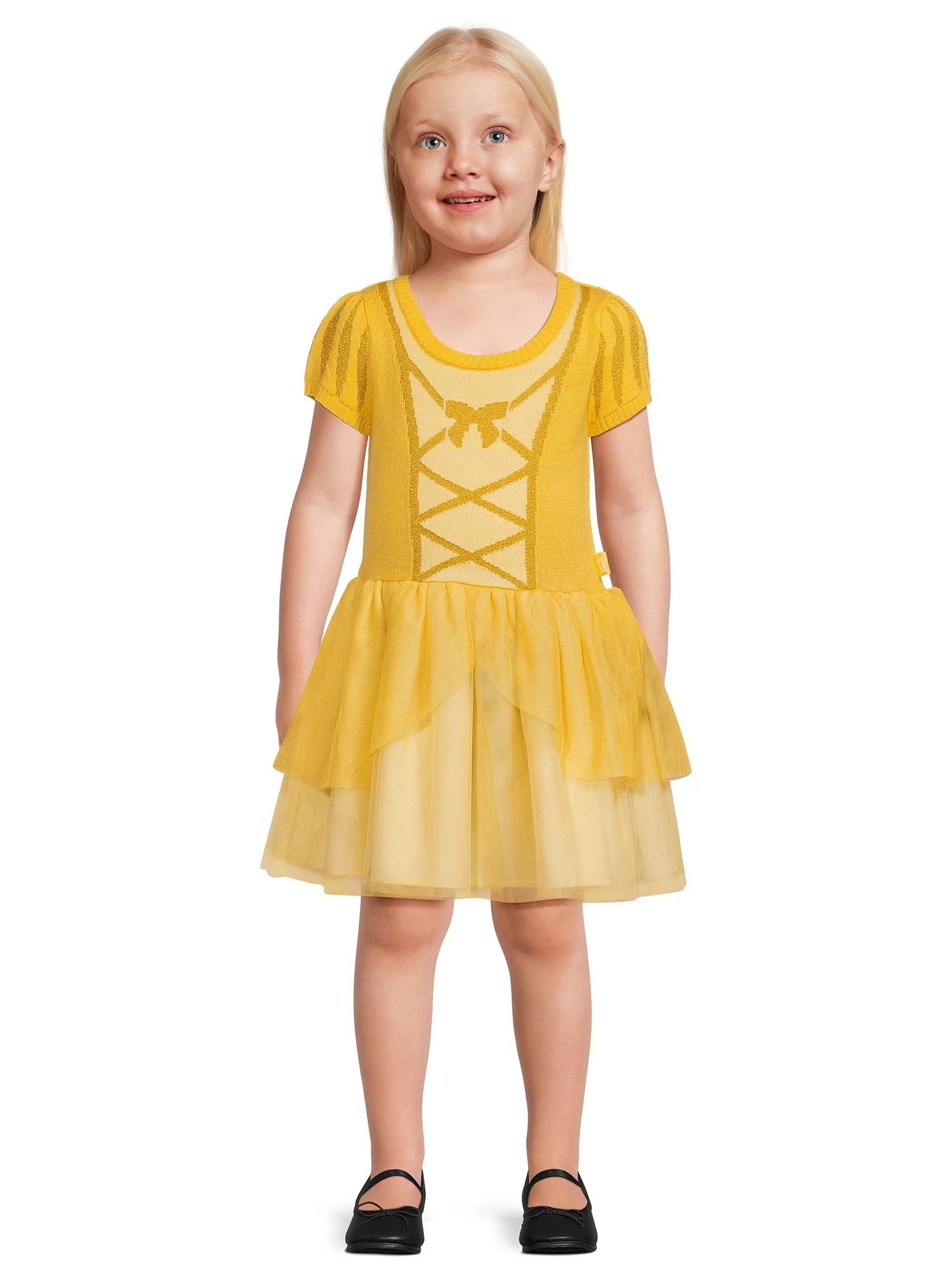Disney Toddler Girls Beauty and The Beast Cosplay Dress, Sizes 12M-5T - Walmart.com | Walmart (US)