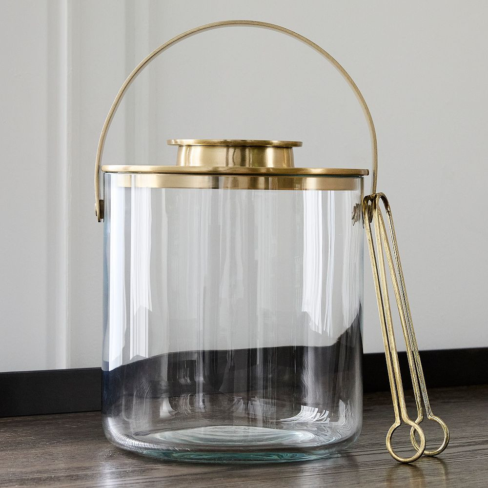 Archer Barware Ice Bucket w/ Tongs | West Elm (US)