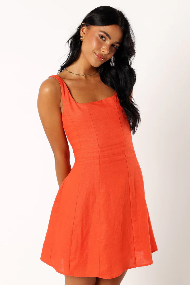 Dillion Mini Dress - Blood Orange | Petal & Pup (US)
