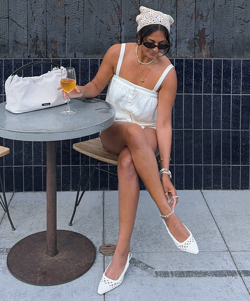 OLYMPA HEELS WHITE STELLA | DolceVita.com