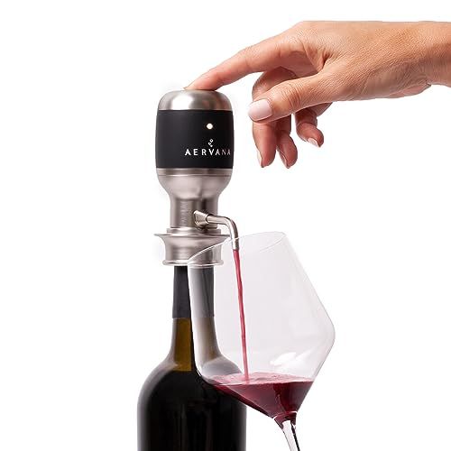 Aervana Original: Electric Wine Aerator and Pourer/Dispenser - Air Decanter - Personal Wine Tap f... | Amazon (US)