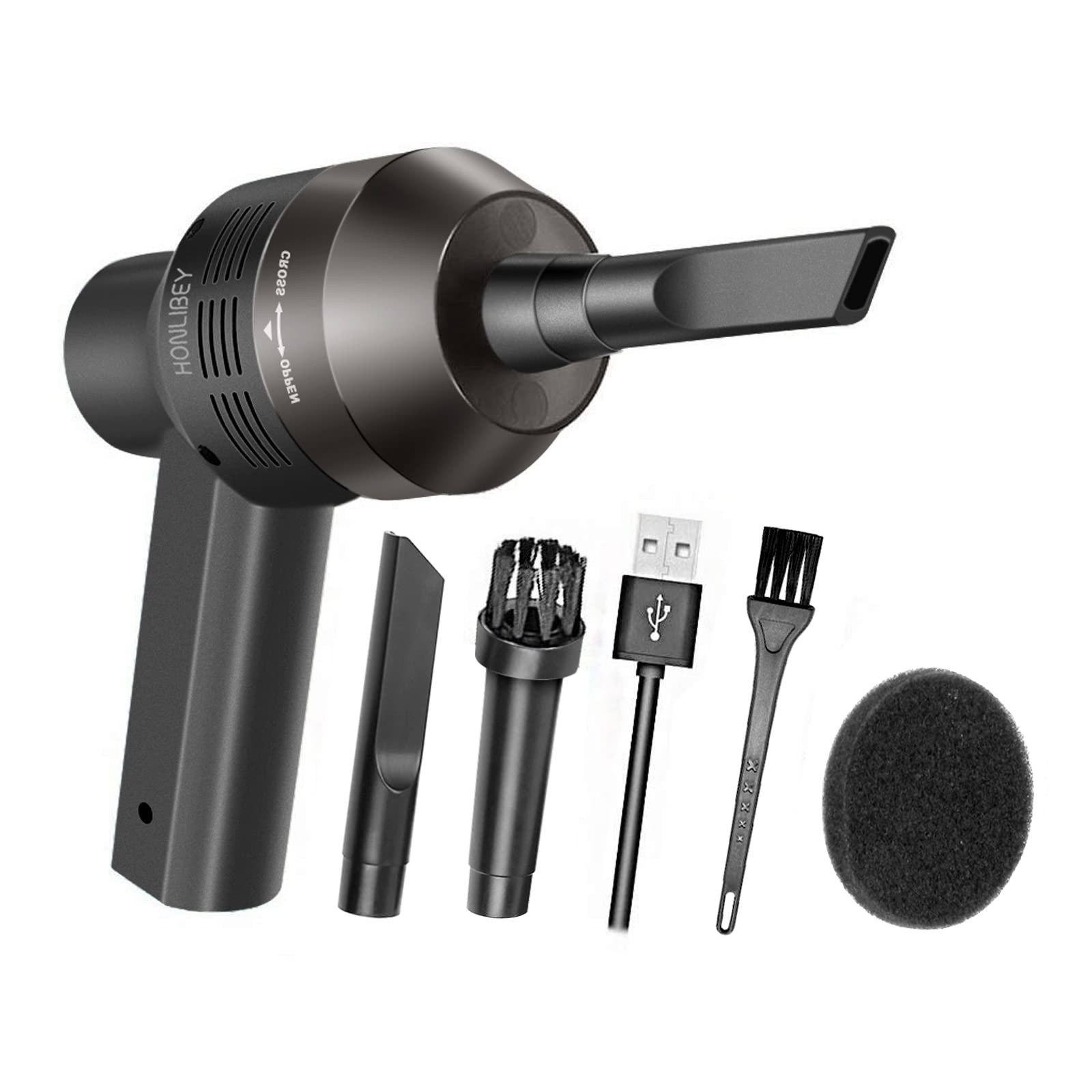 New Cordless Mini Computer Vacuum, Portable Vacuum Cleaner Car Vacuum Dust Kit - Cleaning Dust, H... | Amazon (US)