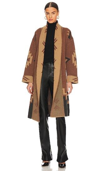 L'AGENCE Tommie Coatigan in Brown. - size XS (also in S) | Revolve Clothing (Global)