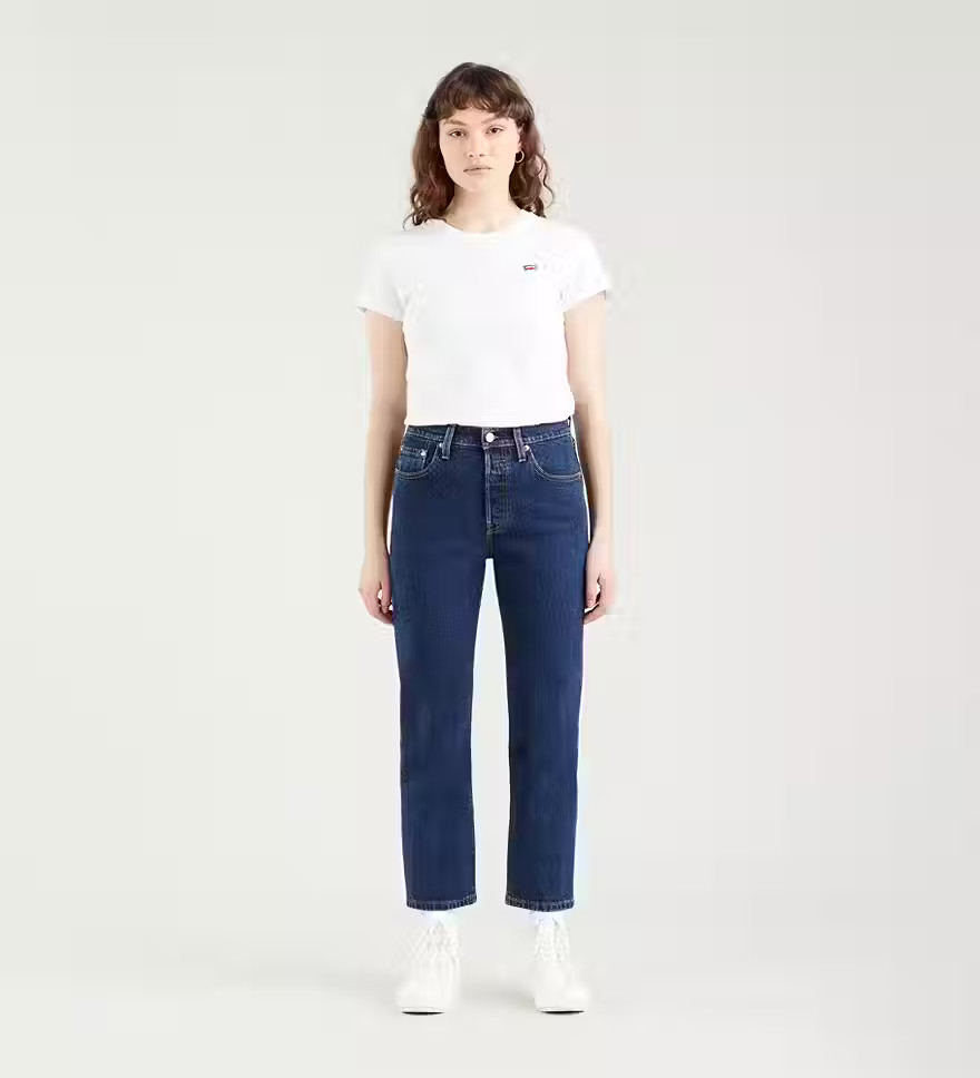 501® Original Crop Jeans - Blauw | Levi's® NL | Levi's (NL)