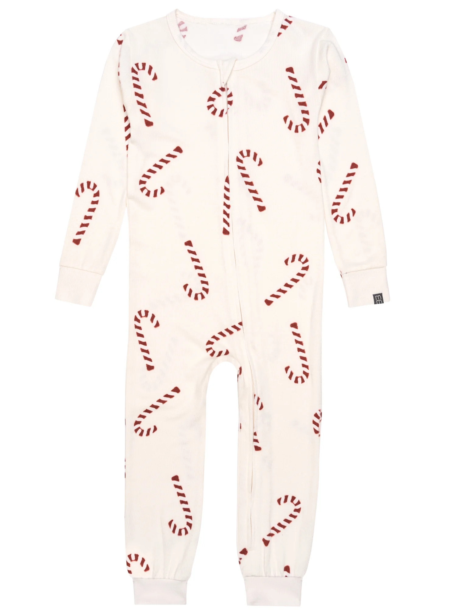 Modern Moments by Gerber Neutral Super Soft Hacci One-Piece Christmas Pajamas, 0/3 Months - 5T | Walmart (US)