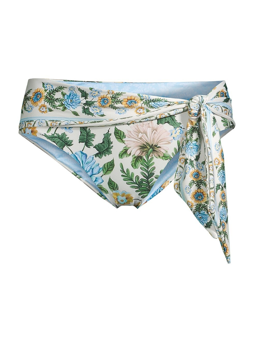 Agua Bendita Perla Aine Front-Tie Bikini Bottom | Saks Fifth Avenue