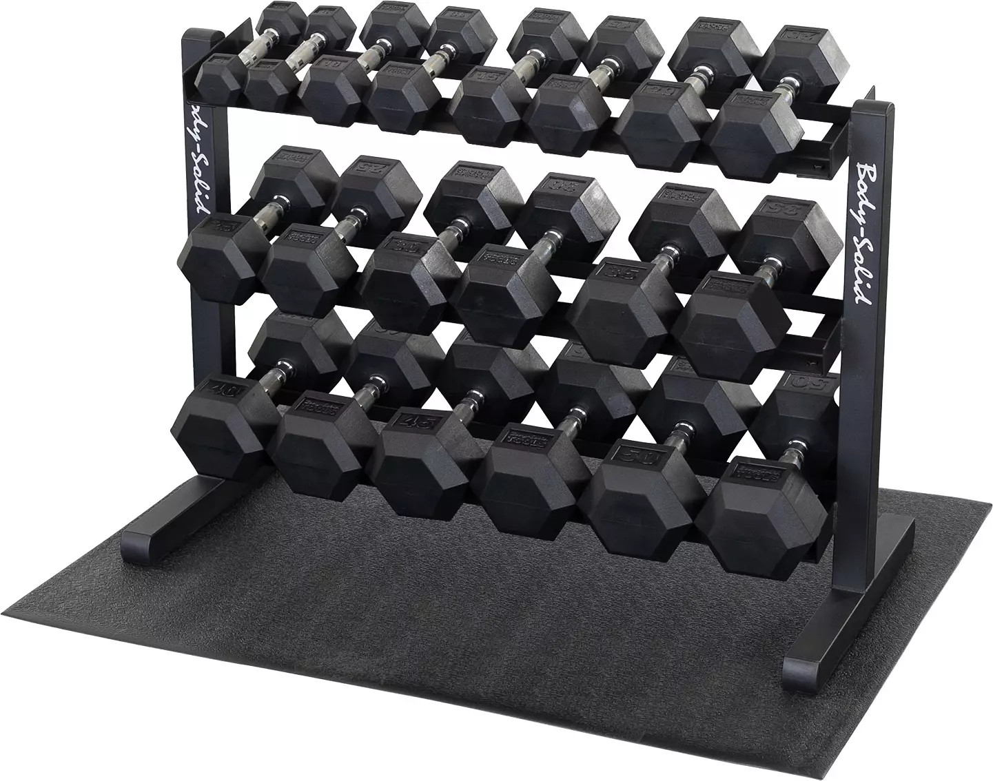 Body-Solid GDR363 3 Tier Horizontal Dumbbell Rack | DICK'S Sporting Goods
