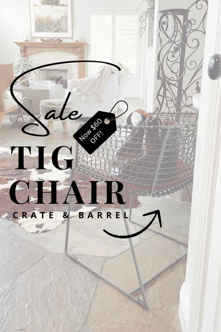 We absolutely love our Tig Metal Dining chairs from Crate & Barrel! It’s actually very comfortable! 

It also comes as a bar and counter stool. 👍🏻

They have an industrial style feel that adds a lot of texture and dimension to the room. 👏🏻

On sale right now for $60 off normal price! 

#barrelchair #metalchair #diningchair 