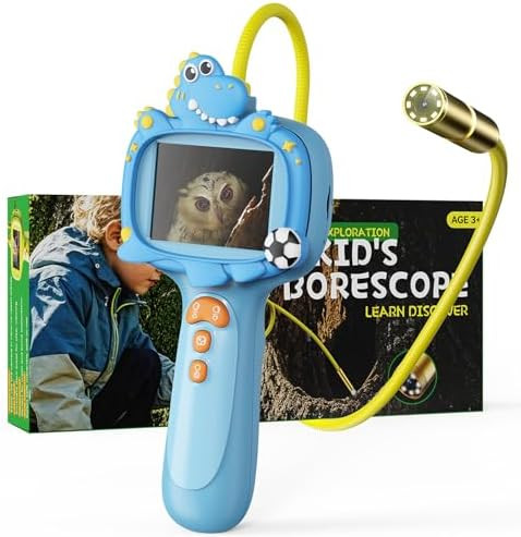 Borescope Camera Toy with Light for Kids - STEM Science Educational Toy for 4 5 6 7 8 9 10 Years ... | Amazon (US)