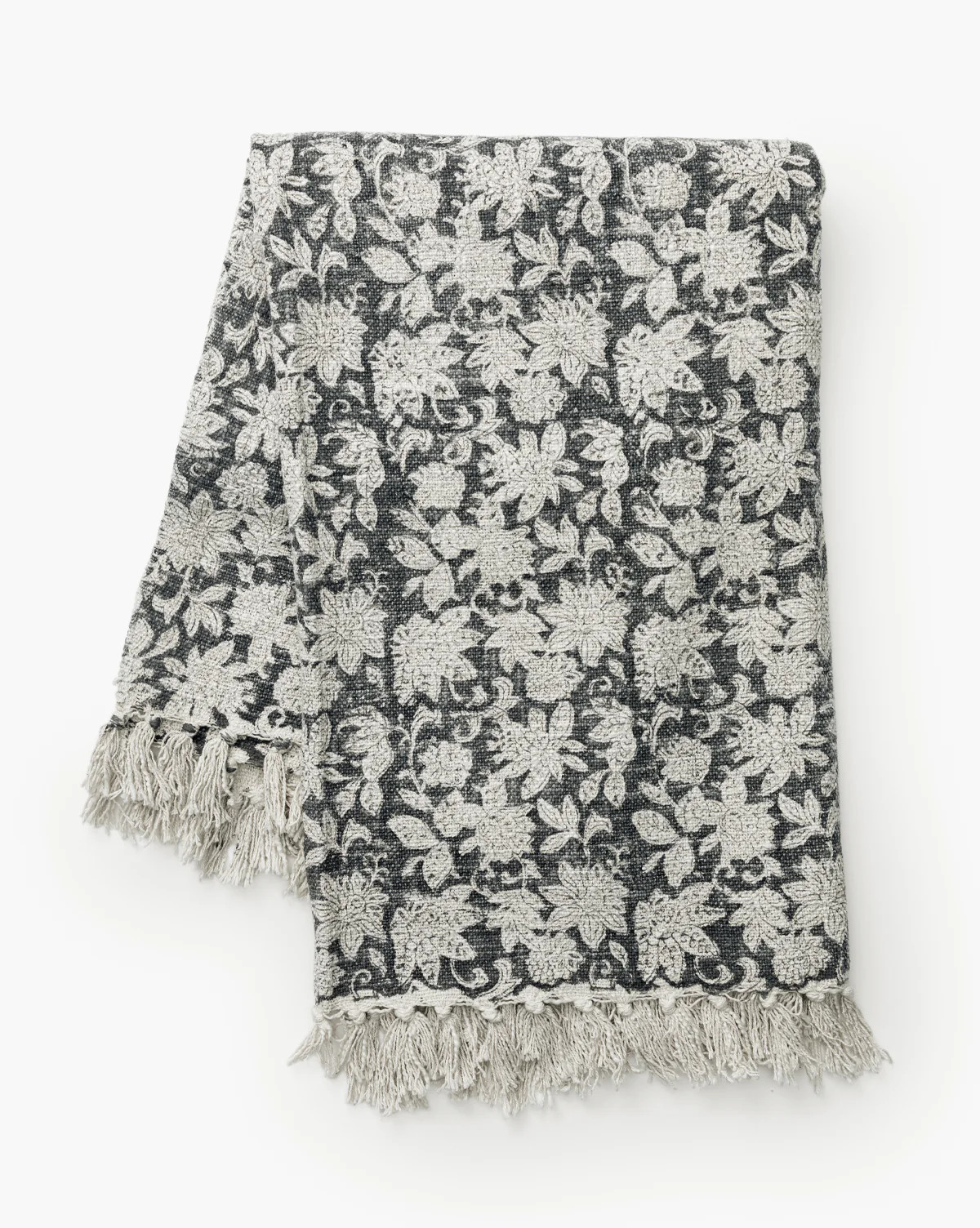 Handloomed Block Print Throw | McGee & Co. (US)