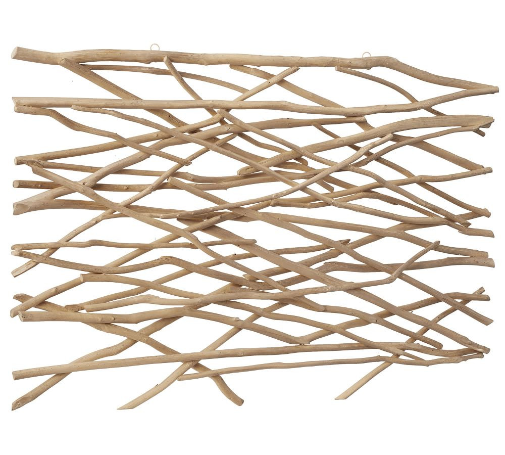 Large Driftwood Panel Wall Art | Pottery Barn (US)
