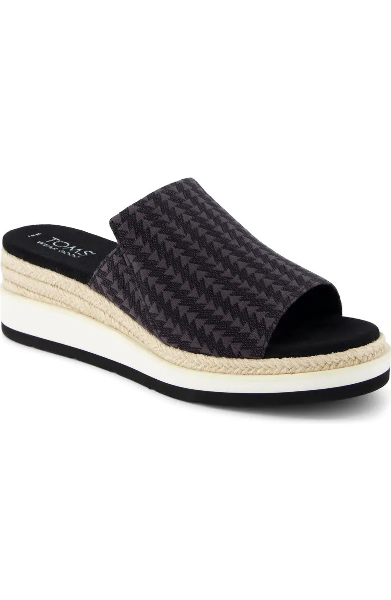 TOMS Margo Espadrille Wedge Slide Sandal (Women) | Nordstrom | Nordstrom