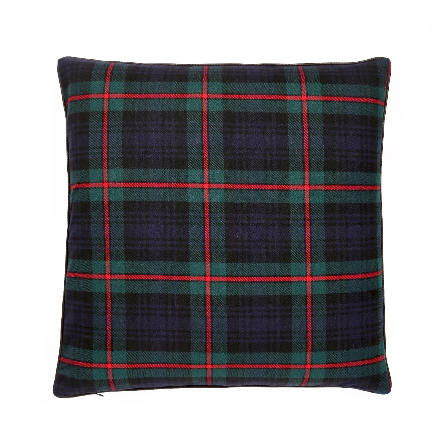 Green, Blue and Red Tartan Pattern Pillow Cover | Amazon (US)