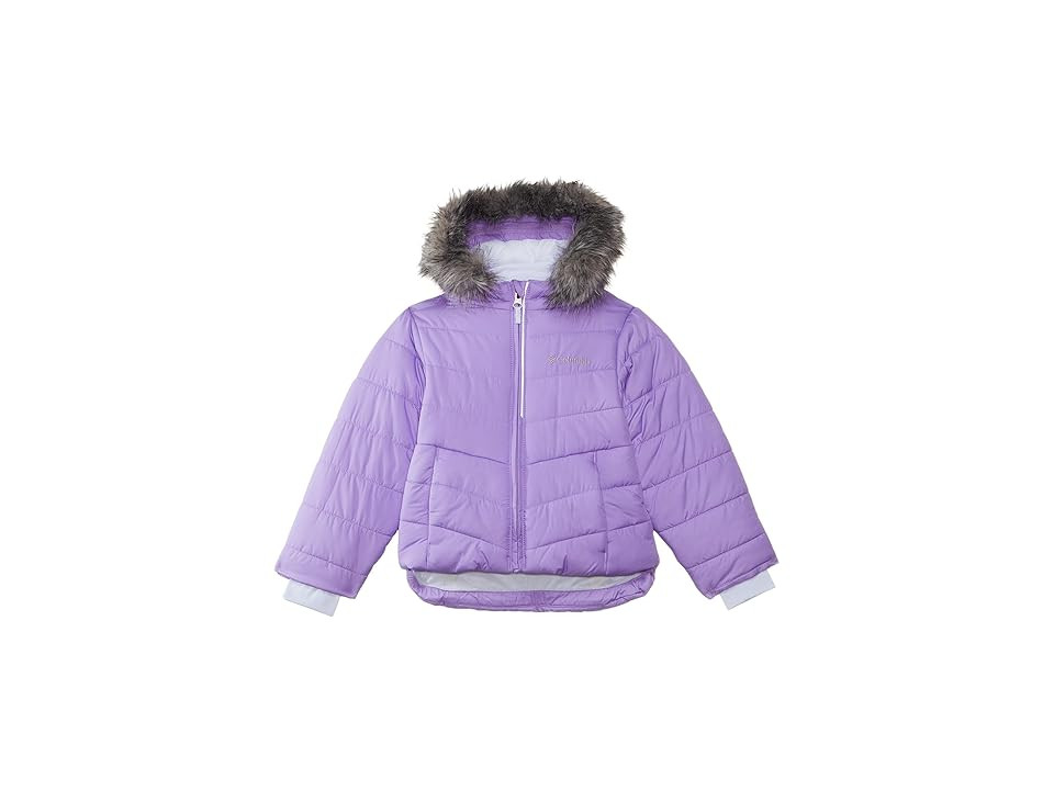 Columbia Kids Katelyn Crest III Hooded Jacket (Toddler) Girl's Clothing Paisley Purple : 3 Toddler | Zappos