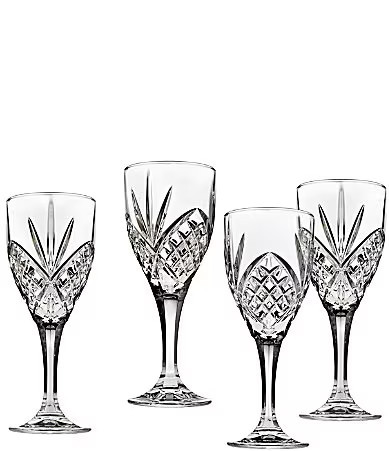 Godinger Dublin Crystal Goblet Glasses Set of 4 | Dillard's