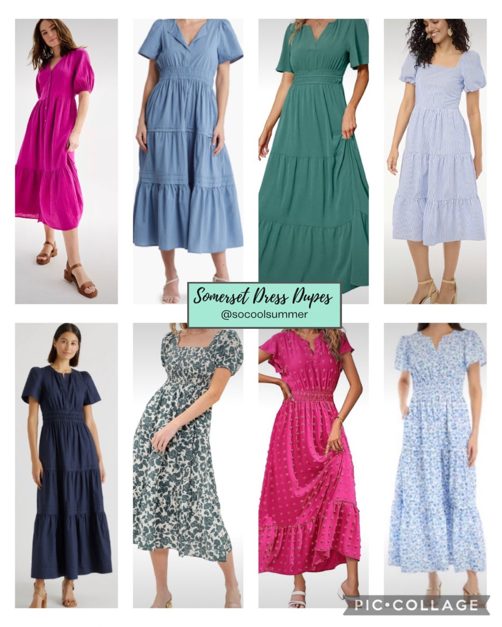 Dupes for the viral Anthro Somerset maxi dress.  All much more affordable!

#hocsummer #coolsummer #lightsummer #softsummer #pastelsummer #darksummer #brownsummer #sweetpeasummer #summerpalette #summerfinds

#LTKworkwear #LTKwedding #LTKfindsunder50