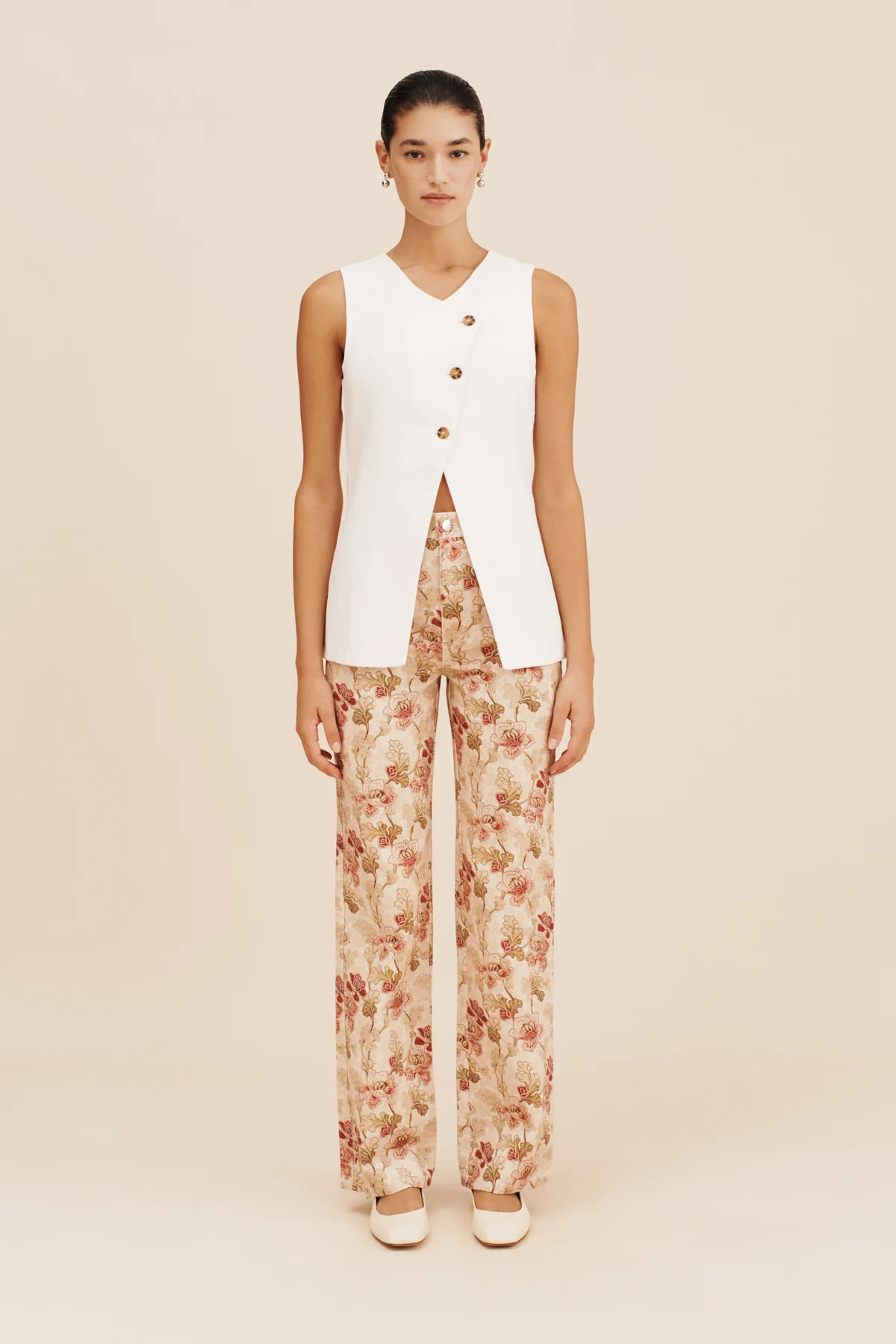 CELINE JEAN - CREAM/MULTI | POSSE (Australia & New Zealand)