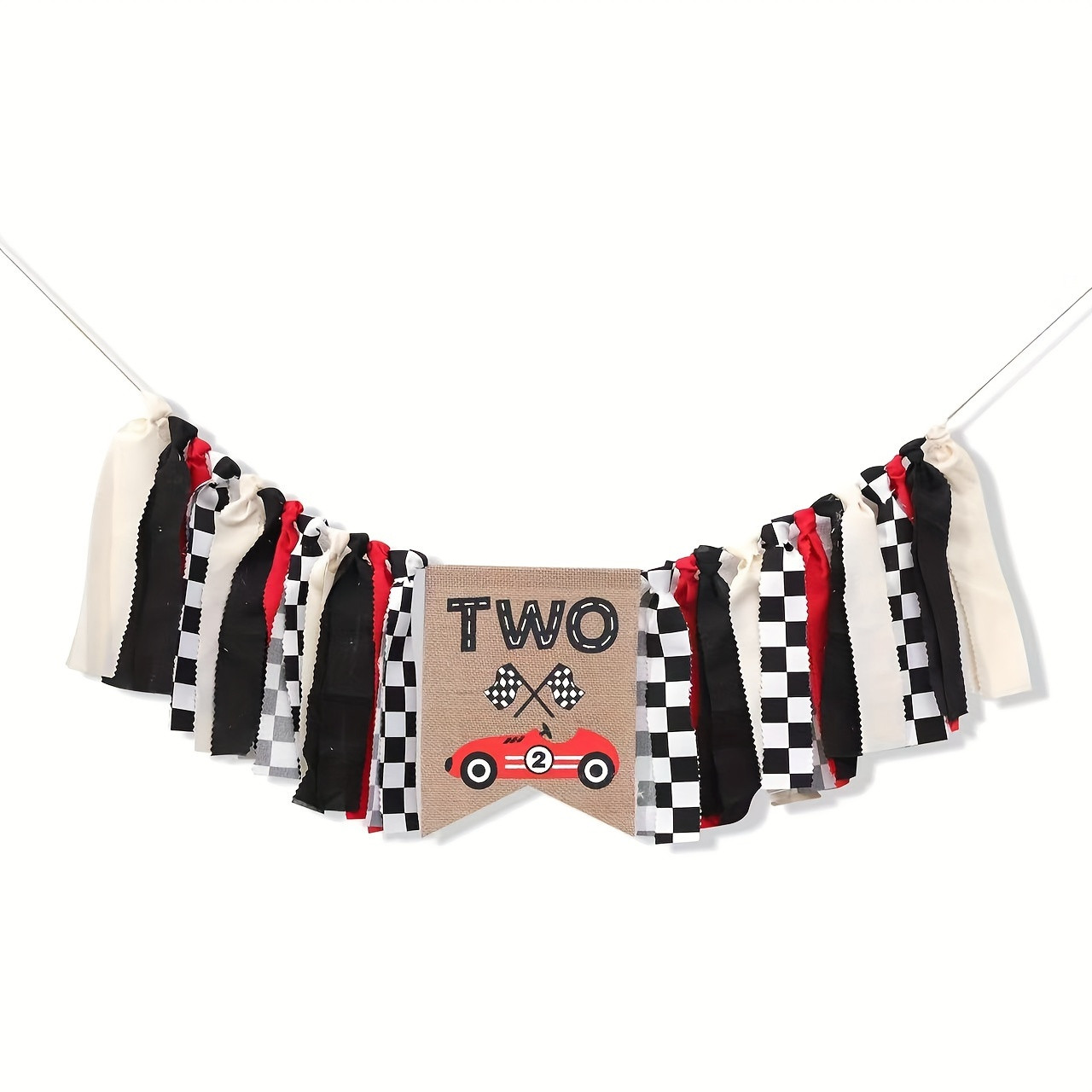 racing 2nd birthday high chair banner - fast car theme party decor, linen/polyester, no power nee... | Temu Affiliate Program