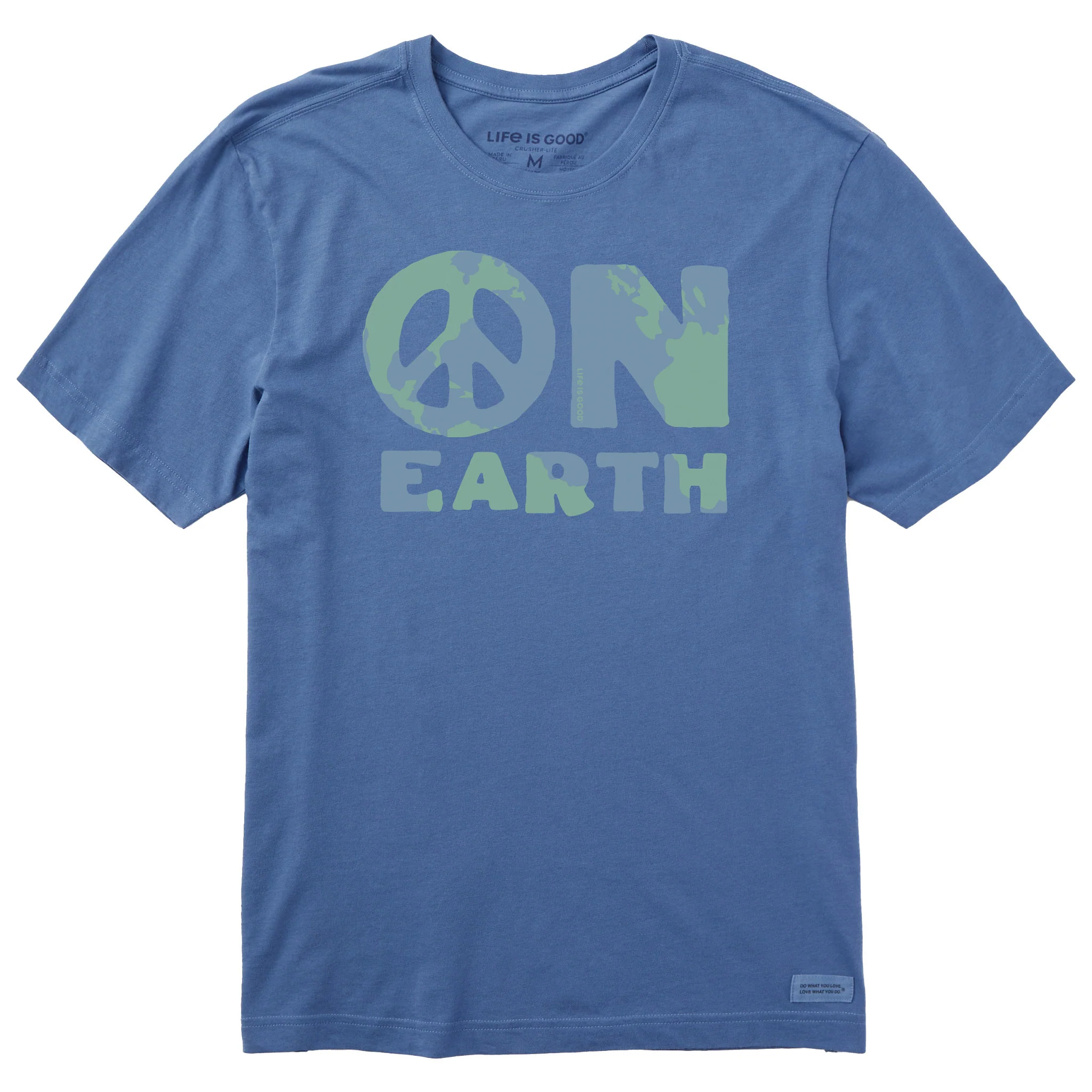 Men's Peace on Earth Globe Short Sleeve Tee | Life is Good