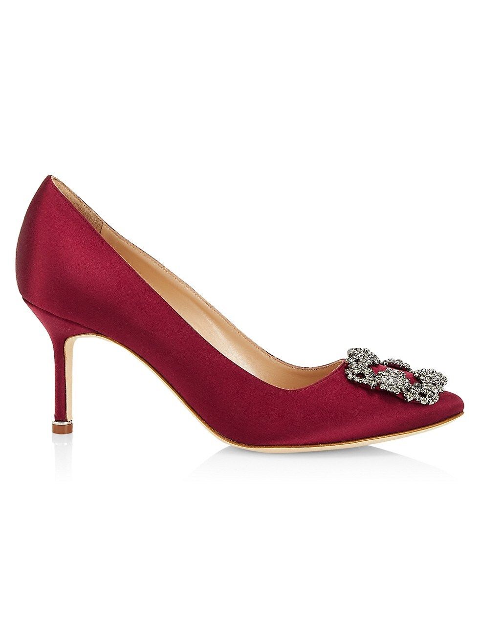 Manolo Blahnik Hangisi 70 Crystal Buckle Pumps | Saks Fifth Avenue