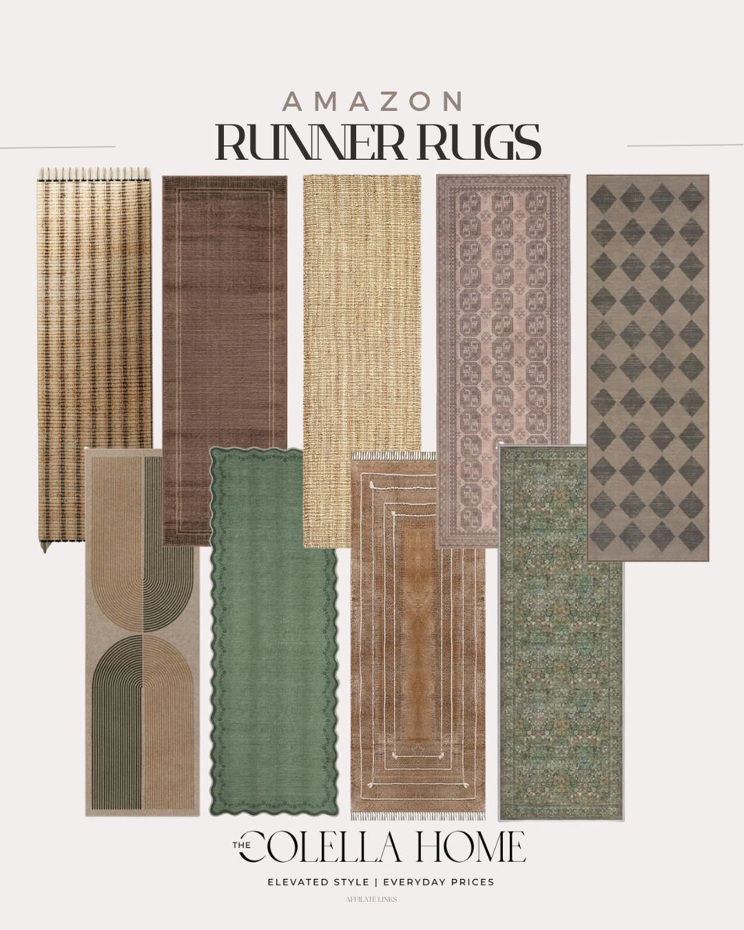 Amazon runner rugs perfect for any place of your home.

Looks for less, runner rugs, home decorr

#LTKSeasonal #LTKvlog #LTKHome