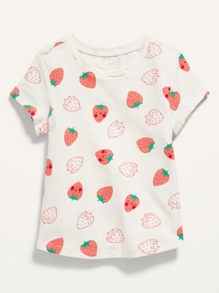 Printed Crew-Neck T-Shirt for Toddler Girls | Old Navy (US)