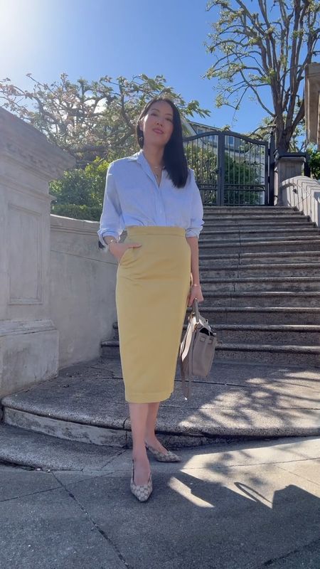 Cotton twill pencil skirt by Max Mara. I linked some less expensive yellow skirts too!

#summerskirt
#Nordstrom
#classistyle
#summerstyle
#pencilskirt



#LTKWorkwear #LTKSeasonal #LTKStyleTip