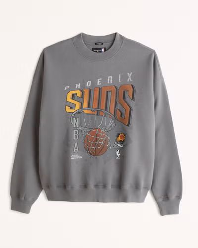 Men's Phoenix Suns Graphic Crew Sweatshirt | Men's | Abercrombie.com | Abercrombie & Fitch (US)