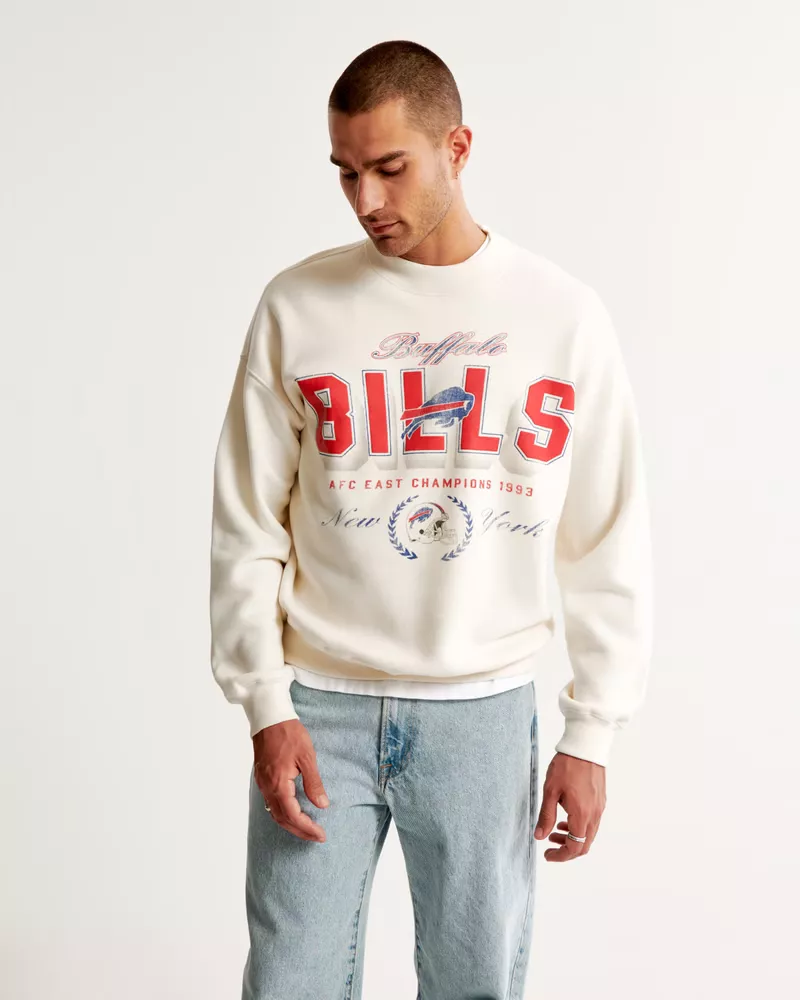 Gender Inclusive Buffalo Bills Graphic Crew Sweatshirt