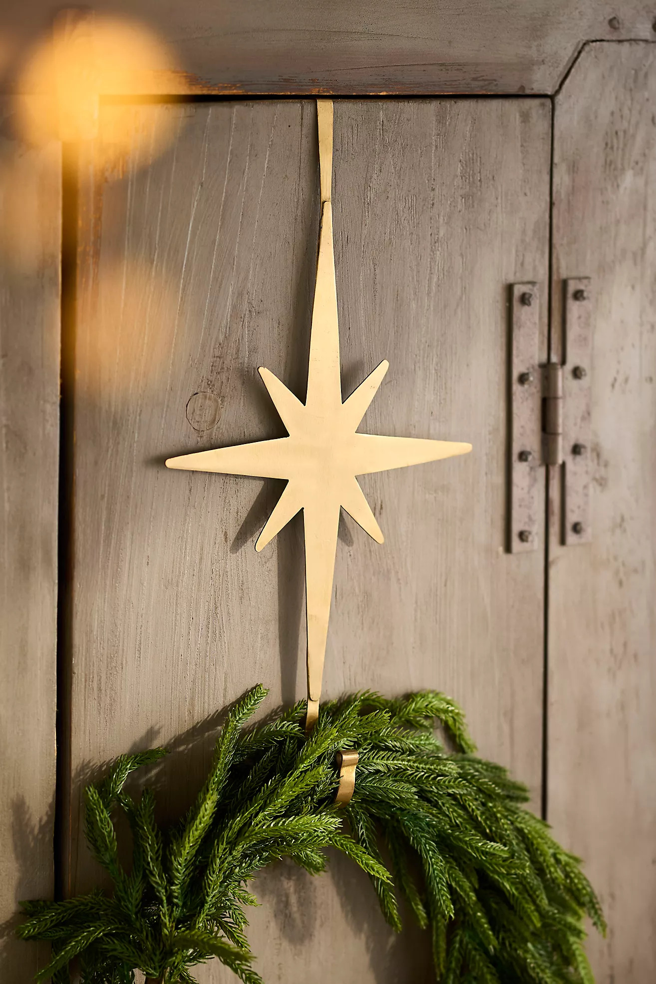 Brass Starburst Wreath Hanger | Anthropologie (US)