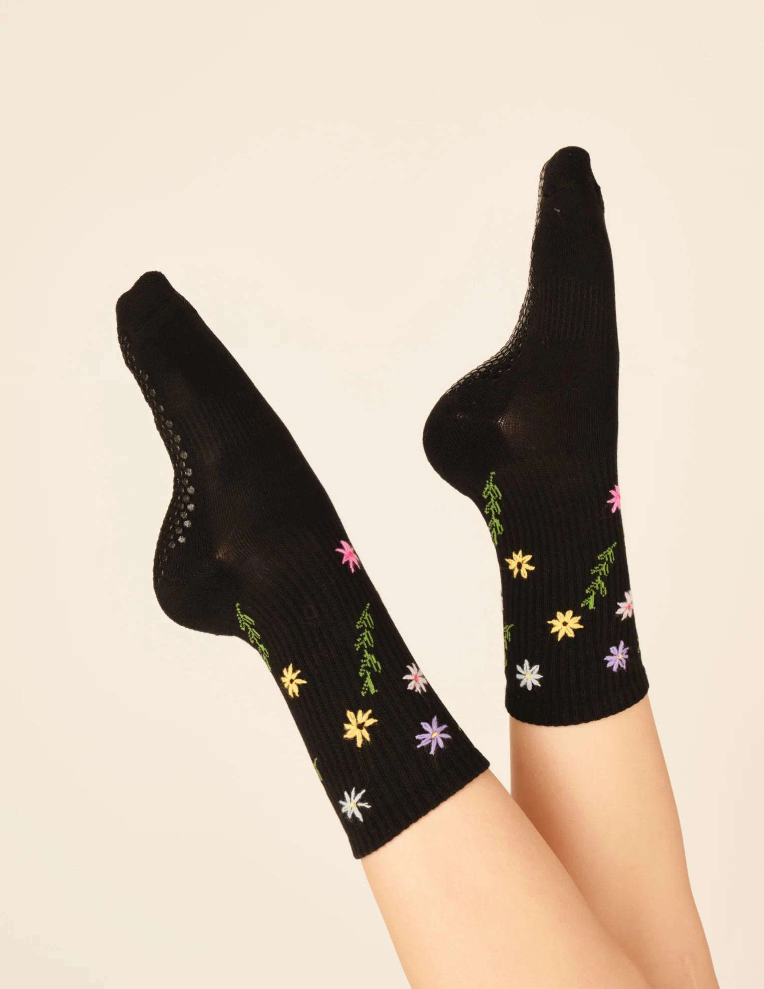 The Wild Flower Grip Sock | LUCKY HONEY
